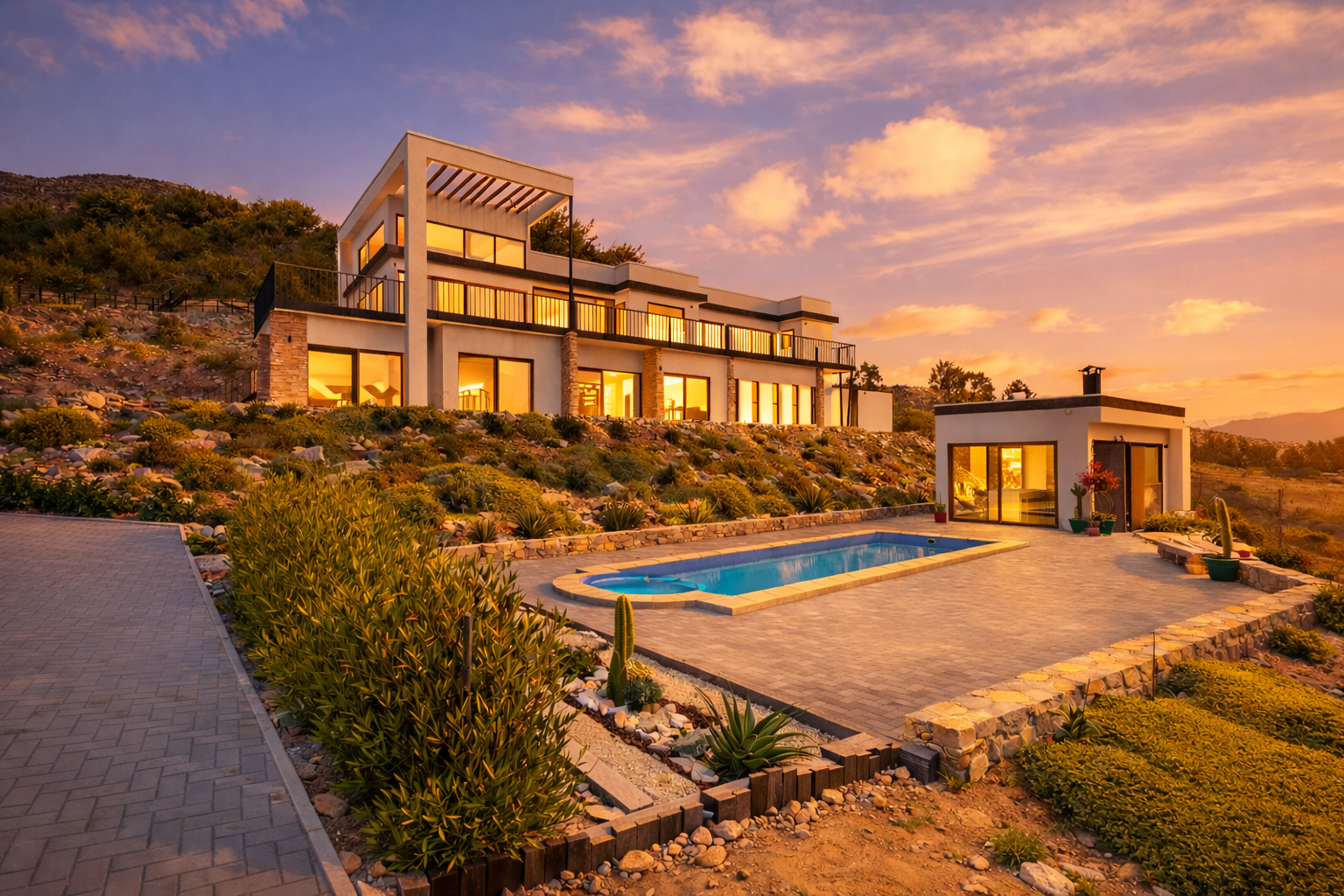 Casa pensada y diseñada para su lugar y territorio. Construida para permanecer en el tiempo.